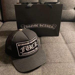 CHROME HEARTS TRUCKER HAT 100% AUTHENTIC